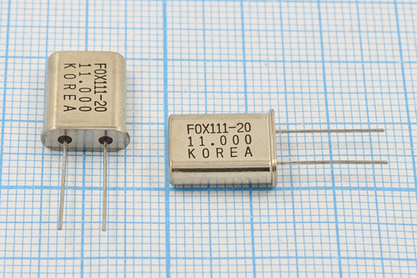 11000 \HC49U\20\\\HC49U[FOX}\1Г (FOX) --- Кварцевые резонаторы (пьезокерамические, диэлектрические, ПАВ (SAW), резонаторы из других пьезоматериалов)