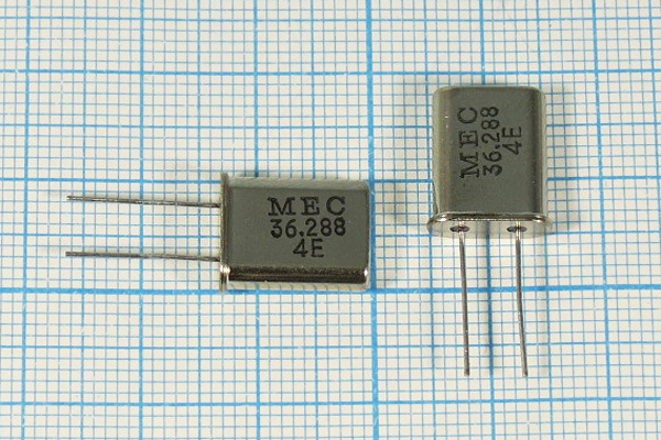 36288 \HC49U\20\ 30\\HC49U[MEC]\3Г(MEC36.288) --- Кварцевые резонаторы (пьезокерамические, диэлектрические, ПАВ (SAW), резонаторы из других пьезоматериалов)
