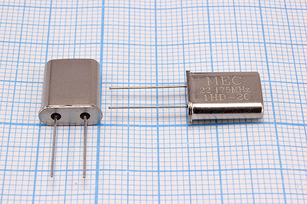 22175 \HC49U\20\ 30\\HC49U[MEC]\1Г (MEC 22.175) --- Кварцевые резонаторы (пьезокерамические, диэлектрические, ПАВ (SAW), резонаторы из других пьезоматериалов)