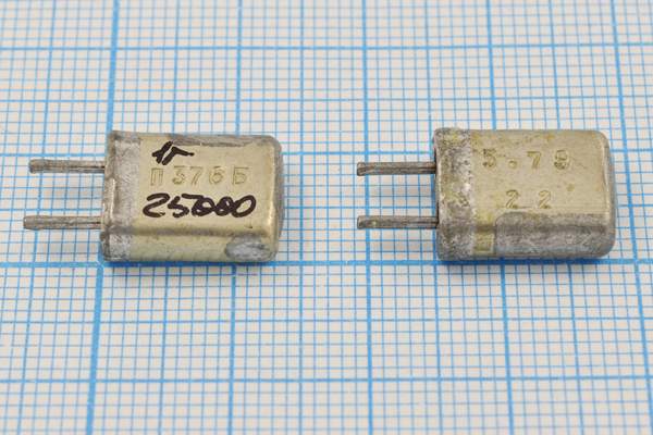 25000 \HC25U\S\\\МА\1Г (П376Б) --- Кварцевые резонаторы (пьезокерамические, диэлектрические, ПАВ (SAW), резонаторы из других пьезоматериалов)