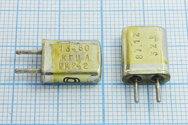 13480 \HC25U\S\\\РК242МА\1Г (РК242 13480 КГЦ) --- Кварцевые резонаторы (пьезокерамические, диэлектрические, ПАВ (SAW), резонаторы из других пьезоматериалов)