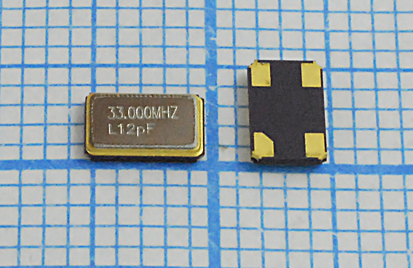 33000 \SMD05032C4\12\ 10\ 30/-40~85C\KC5\1Г --- Кварцевые резонаторы (пьезокерамические, диэлектрические, ПАВ (SAW), резонаторы из других пьезоматериалов)