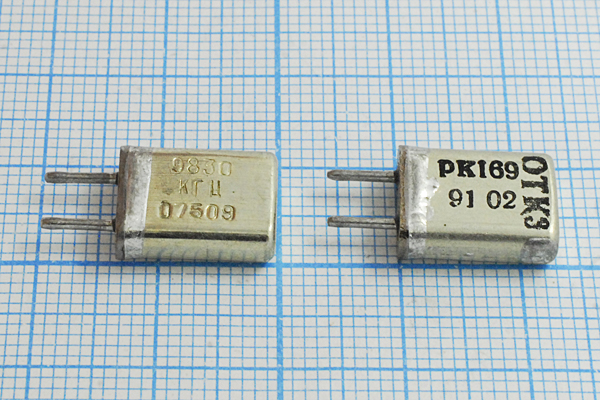9830 \HC25U\S\ 20\ 20/-10~60C\РК169МА-7АП\1Г --- Кварцевые резонаторы (пьезокерамические, диэлектрические, ПАВ (SAW), резонаторы из других пьезоматериалов)