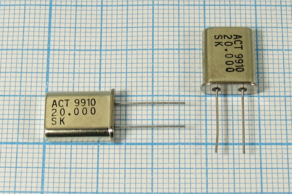 20000 \HC49U\30\\\GO[ACTHC49U]\1Г (ACT) --- Кварцевые резонаторы (пьезокерамические, диэлектрические, ПАВ (SAW), резонаторы из других пьезоматериалов)