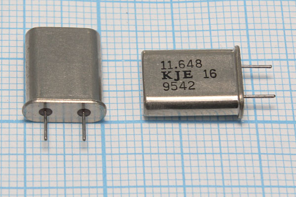 11648 \HC49U\16\\\\1Г 4мм (11.648 KJE 16) --- Кварцевые резонаторы (пьезокерамические, диэлектрические, ПАВ (SAW), резонаторы из других пьезоматериалов)