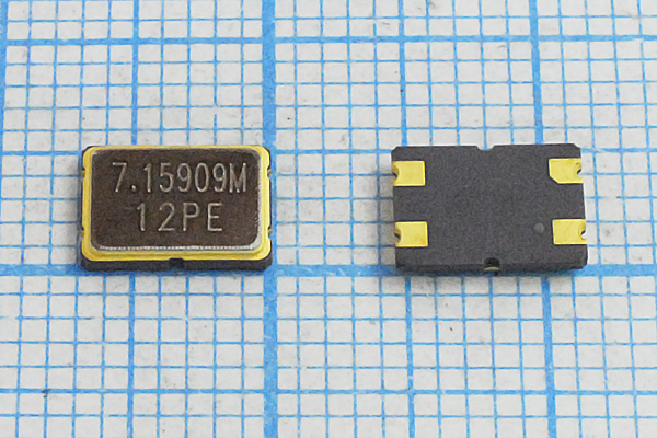 7159,09 \SMD07050C4\12\ 10\ 30/-40~85C\S7050\1Г --- Кварцевые резонаторы (пьезокерамические, диэлектрические, ПАВ (SAW), резонаторы из других пьезоматериалов)