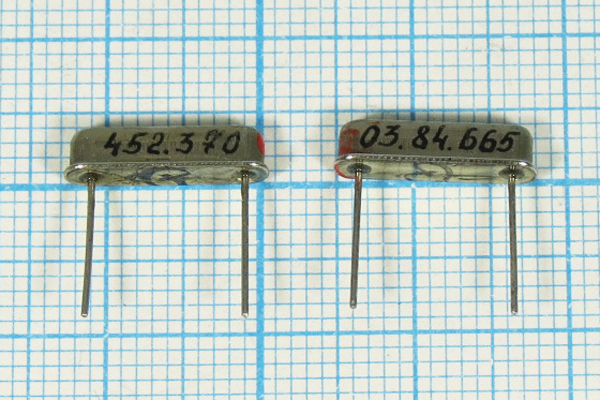452,37 \ЧВ\\\\РК230ЧВ\1Г --- Кварцевые резонаторы (пьезокерамические, диэлектрические, ПАВ (SAW), резонаторы из других пьезоматериалов)
