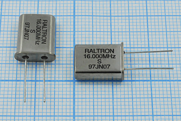 16000 \HC49U\S\\\HC49U[RALTRON]\1Г --- Кварцевые резонаторы (пьезокерамические, диэлектрические, ПАВ (SAW), резонаторы из других пьезоматериалов)