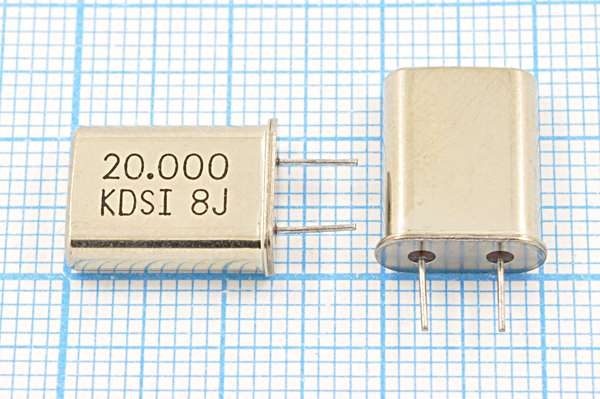 20000 \HC49U\18\ 20\\HC-49U[KDS]\1Г 5мм (KDSI 20.0 --- Кварцевые резонаторы (пьезокерамические, диэлектрические, ПАВ (SAW), резонаторы из других пьезоматериалов)