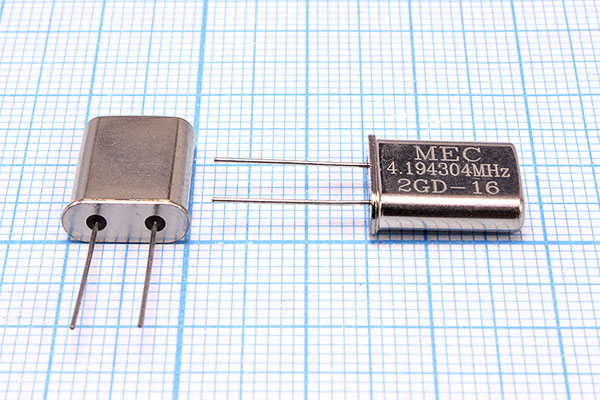 4194,304 \HC49U\16\ 30\ /-20~70C\HC49U[MEC]\1Г --- Кварцевые резонаторы (пьезокерамические, диэлектрические, ПАВ (SAW), резонаторы из других пьезоматериалов)