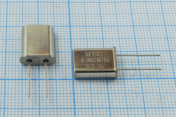 4960 \HC49U\16\ 30\\HC49U[MEC]\1Г (MEC) --- Кварцевые резонаторы (пьезокерамические, диэлектрические, ПАВ (SAW), резонаторы из других пьезоматериалов)