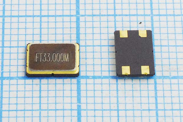 33000 \SMD07050C4\16\ 10\ /-40~85C\SM7S\1Г (FT33.0 --- Кварцевые резонаторы (пьезокерамические, диэлектрические, ПАВ (SAW), резонаторы из других пьезоматериалов)