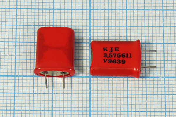 3575,611 \HC49U\S\\\\1Г +SL 4мм (KJE3.575611 V9639 --- Кварцевые резонаторы (пьезокерамические, диэлектрические, ПАВ (SAW), резонаторы из других пьезоматериалов)