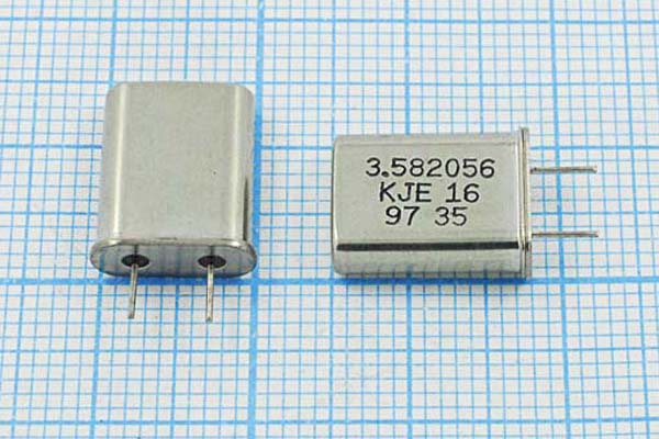 3582,056 \HC49U\16\\\\1Г 4мм (KJE) --- Кварцевые резонаторы (пьезокерамические, диэлектрические, ПАВ (SAW), резонаторы из других пьезоматериалов)