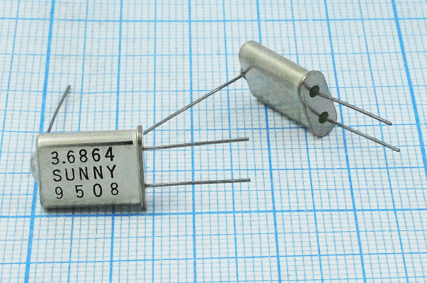 3686,4 \HC49U+LW\S\\\SA[SUNNY]\1Г (SUNNY 3.6864) --- Кварцевые резонаторы (пьезокерамические, диэлектрические, ПАВ (SAW), резонаторы из других пьезоматериалов)