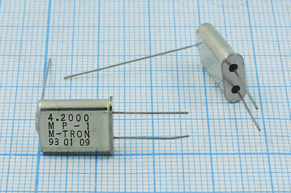 4200 \HC49U+LW\18\\\MP-1\1Г (MP-1 M-TRON) --- Кварцевые резонаторы (пьезокерамические, диэлектрические, ПАВ (SAW), резонаторы из других пьезоматериалов)