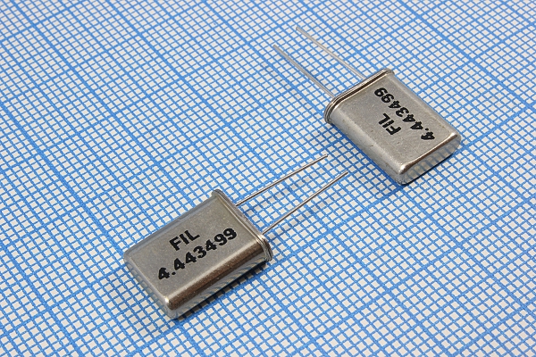 4443,499 \HC49U\S\\\\1Г (FIL4.443499) --- Кварцевые резонаторы (пьезокерамические, диэлектрические, ПАВ (SAW), резонаторы из других пьезоматериалов)