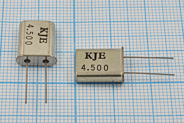 4500 \HC49U\14\\\\1Г (KJE 4.500) --- Кварцевые резонаторы (пьезокерамические, диэлектрические, ПАВ (SAW), резонаторы из других пьезоматериалов)