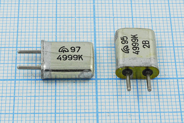 4999 \HC50U\\\\РК169МА\1Г --- Кварцевые резонаторы (пьезокерамические, диэлектрические, ПАВ (SAW), резонаторы из других пьезоматериалов)