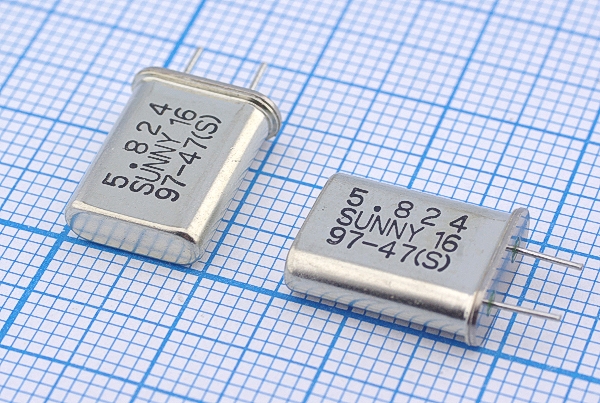 5824 \HC49U\16\\\SA[SUNNY]\1Г 4,5мм (SUNNY16) --- Кварцевые резонаторы (пьезокерамические, диэлектрические, ПАВ (SAW), резонаторы из других пьезоматериалов)