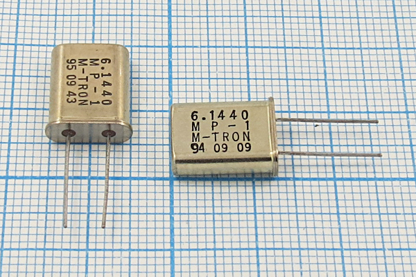 6144 \HC49U\18\\\MP-1\1Г (M-TRON) --- Кварцевые резонаторы (пьезокерамические, диэлектрические, ПАВ (SAW), резонаторы из других пьезоматериалов)