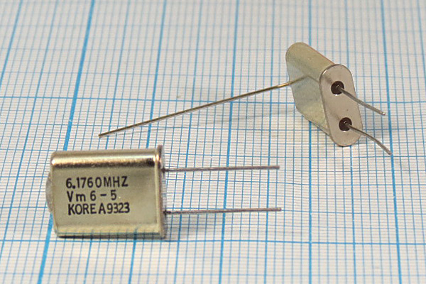 6176 \HC49U+LW\10\\\\1Г (6.1760MHz Vm6-5) --- Кварцевые резонаторы (пьезокерамические, диэлектрические, ПАВ (SAW), резонаторы из других пьезоматериалов)