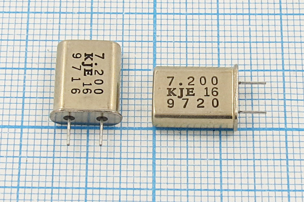 7200 \HC49U\16\\\\1Г 4мм (7.200 KJE 16) --- Кварцевые резонаторы (пьезокерамические, диэлектрические, ПАВ (SAW), резонаторы из других пьезоматериалов)