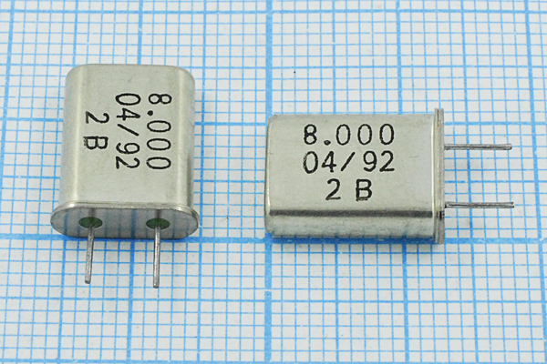 8000 \HC49U\20\\\\1Г 4мм (2B) --- Кварцевые резонаторы (пьезокерамические, диэлектрические, ПАВ (SAW), резонаторы из других пьезоматериалов)