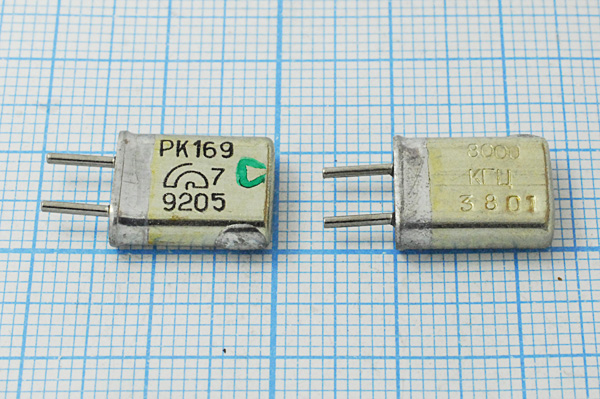 8000 \HC25U\\ 30\ 40/-10~60C\РК169МА-8АТ\1Г --- Кварцевые резонаторы (пьезокерамические, диэлектрические, ПАВ (SAW), резонаторы из других пьезоматериалов)