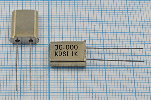 36000 \HC49U\20\ 20\\HC-49U[KDS]\3Г (KDSI) --- Кварцевые резонаторы (пьезокерамические, диэлектрические, ПАВ (SAW), резонаторы из других пьезоматериалов)
