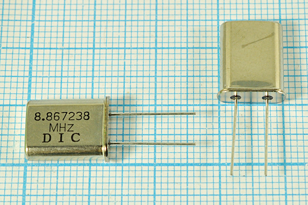 8867,238 \HC49U\16\\\\1Г (8.867238MHz DIC) --- Кварцевые резонаторы (пьезокерамические, диэлектрические, ПАВ (SAW), резонаторы из других пьезоматериалов)