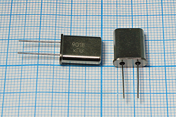 9018 \HC49U\\\\РПК01МД\1Г --- Кварцевые резонаторы (пьезокерамические, диэлектрические, ПАВ (SAW), резонаторы из других пьезоматериалов)