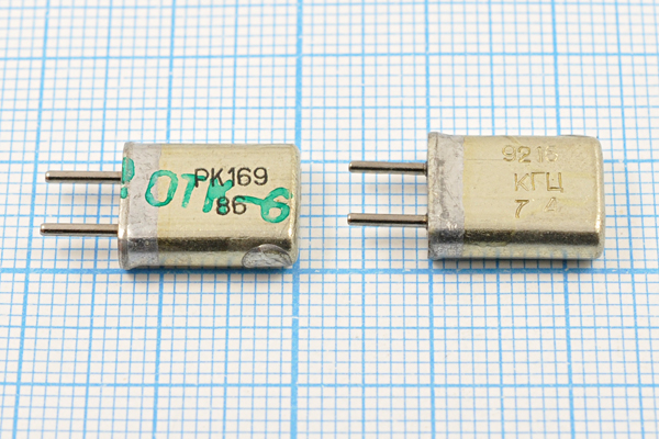 9216 \HC25U\S\\\РК169МА\1Г --- Кварцевые резонаторы (пьезокерамические, диэлектрические, ПАВ (SAW), резонаторы из других пьезоматериалов)