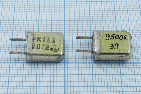 9500 \HC25U\\\\РК169МА\1Г (9500К РК169) --- Кварцевые резонаторы (пьезокерамические, диэлектрические, ПАВ (SAW), резонаторы из других пьезоматериалов)