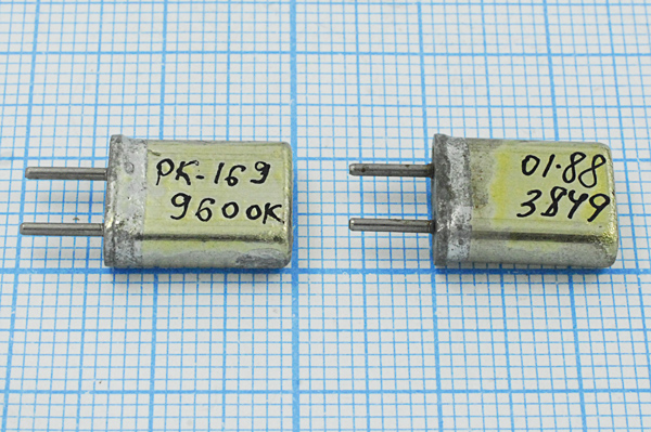 9600 \HC25U\S\\\РК169МА\1Г --- Кварцевые резонаторы (пьезокерамические, диэлектрические, ПАВ (SAW), резонаторы из других пьезоматериалов)