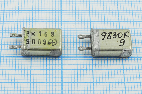 9830 \МВ\S\\\РК169МВ\1Г --- Кварцевые резонаторы (пьезокерамические, диэлектрические, ПАВ (SAW), резонаторы из других пьезоматериалов)