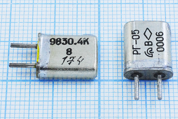 9830,4 \HC25U\\\\РГ05МА\1Г --- Кварцевые резонаторы (пьезокерамические, диэлектрические, ПАВ (SAW), резонаторы из других пьезоматериалов)