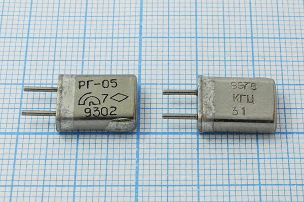 9975 \HC25U\\\\РГ05МА\1Г --- Кварцевые резонаторы (пьезокерамические, диэлектрические, ПАВ (SAW), резонаторы из других пьезоматериалов)