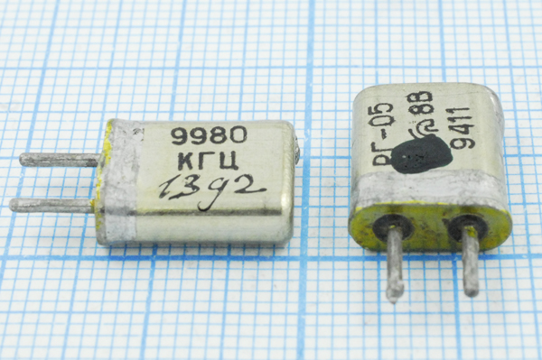 9980 \HC25U\\\\РГ05МА\1Г --- Кварцевые резонаторы (пьезокерамические, диэлектрические, ПАВ (SAW), резонаторы из других пьезоматериалов)