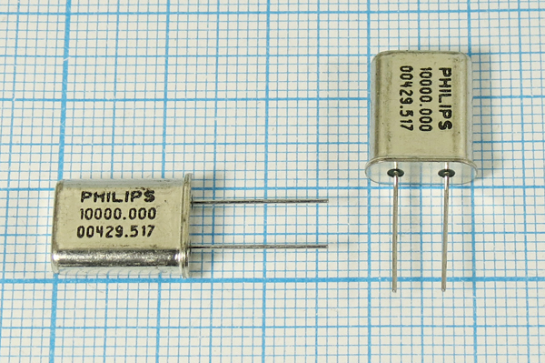 10000 \HC49U\20\ 30\\HC49U[PHILIPS]\1Г --- Кварцевые резонаторы (пьезокерамические, диэлектрические, ПАВ (SAW), резонаторы из других пьезоматериалов)