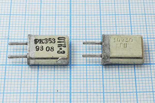 10730 \HC25U\\50\100/-30~60C\РК353МА-9БХ\1Г --- Кварцевые резонаторы (пьезокерамические, диэлектрические, ПАВ (SAW), резонаторы из других пьезоматериалов)