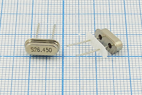 26450 \HC49S3\S\ 20\ 30/-20~70C\49S[SDE]\1Г +IS --- Кварцевые резонаторы (пьезокерамические, диэлектрические, ПАВ (SAW), резонаторы из других пьезоматериалов)