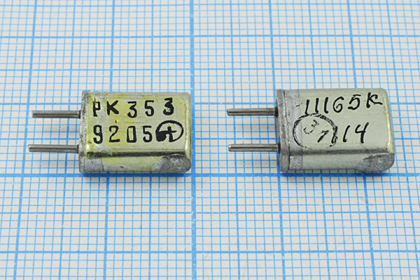 11165 \HC25U\\\\РК353МА\1Г (11165К РК353) --- Кварцевые резонаторы (пьезокерамические, диэлектрические, ПАВ (SAW), резонаторы из других пьезоматериалов)
