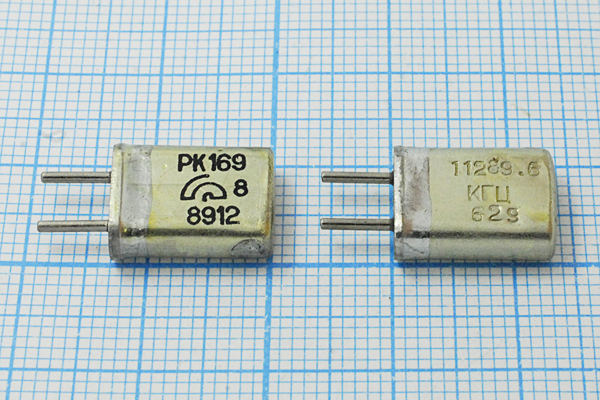 11289,6 \HC25U\\\\РК169МА\1Г --- Кварцевые резонаторы (пьезокерамические, диэлектрические, ПАВ (SAW), резонаторы из других пьезоматериалов)