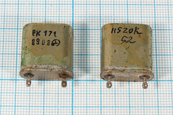 11520 \БВ\\\\РК171БВ\1Г --- Кварцевые резонаторы (пьезокерамические, диэлектрические, ПАВ (SAW), резонаторы из других пьезоматериалов)