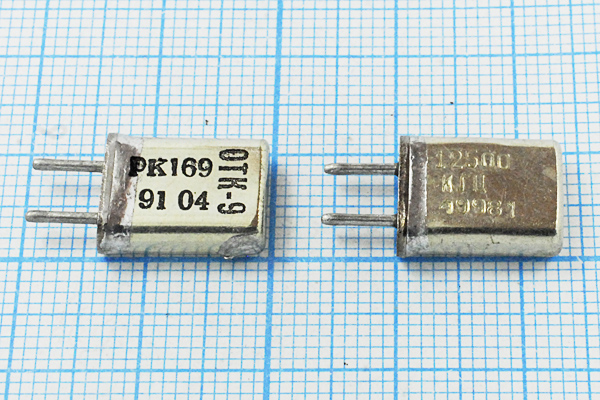12500 \HC25U\\ 30\ 50/-60~85C\РК169МА-8ДУ\1Г --- Кварцевые резонаторы (пьезокерамические, диэлектрические, ПАВ (SAW), резонаторы из других пьезоматериалов)