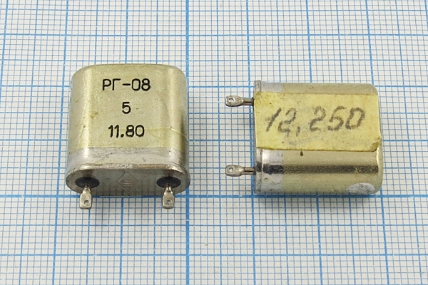 12250 \БВ\\\\РГ08БВ\1Г --- Кварцевые резонаторы (пьезокерамические, диэлектрические, ПАВ (SAW), резонаторы из других пьезоматериалов)