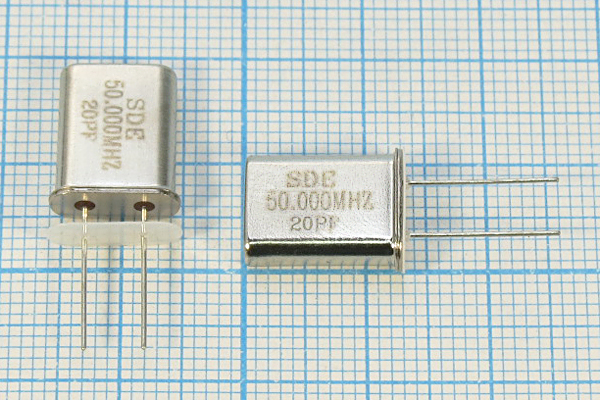 50000 \HC49U\20\ 30\ 20/-20~70C\49U[SDE]\3Г +IS --- Кварцевые резонаторы (пьезокерамические, диэлектрические, ПАВ (SAW), резонаторы из других пьезоматериалов)