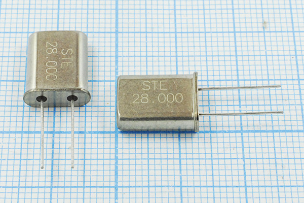 28000 \HC49U\20\ 20\ 30/-20~70C\49U[STE]\1Г --- Кварцевые резонаторы (пьезокерамические, диэлектрические, ПАВ (SAW), резонаторы из других пьезоматериалов)