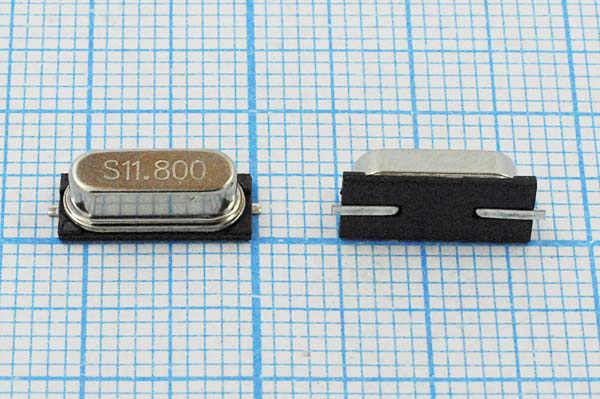 11800 \SMD49S4\S\ 30\ 30/-20~70C\49S-SMD\1Г (S11.8 --- Кварцевые резонаторы (пьезокерамические, диэлектрические, ПАВ (SAW), резонаторы из других пьезоматериалов)